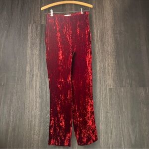 Hugo Buscati Red Velvet Pants 27x29